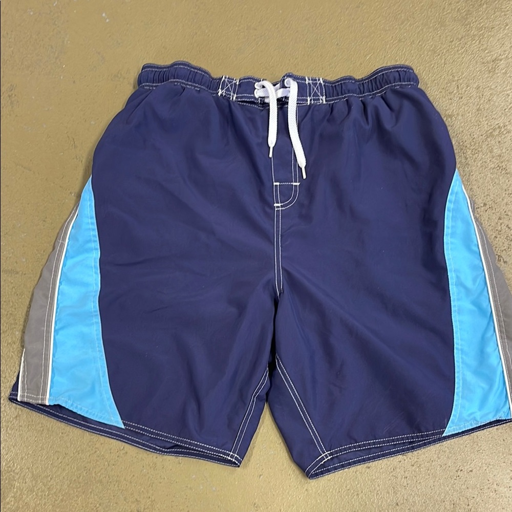 OP Ocean Pacific Men’s Lined Swim Trunks Large EUC